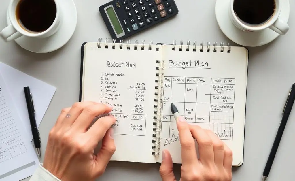 Sketching a budget plan