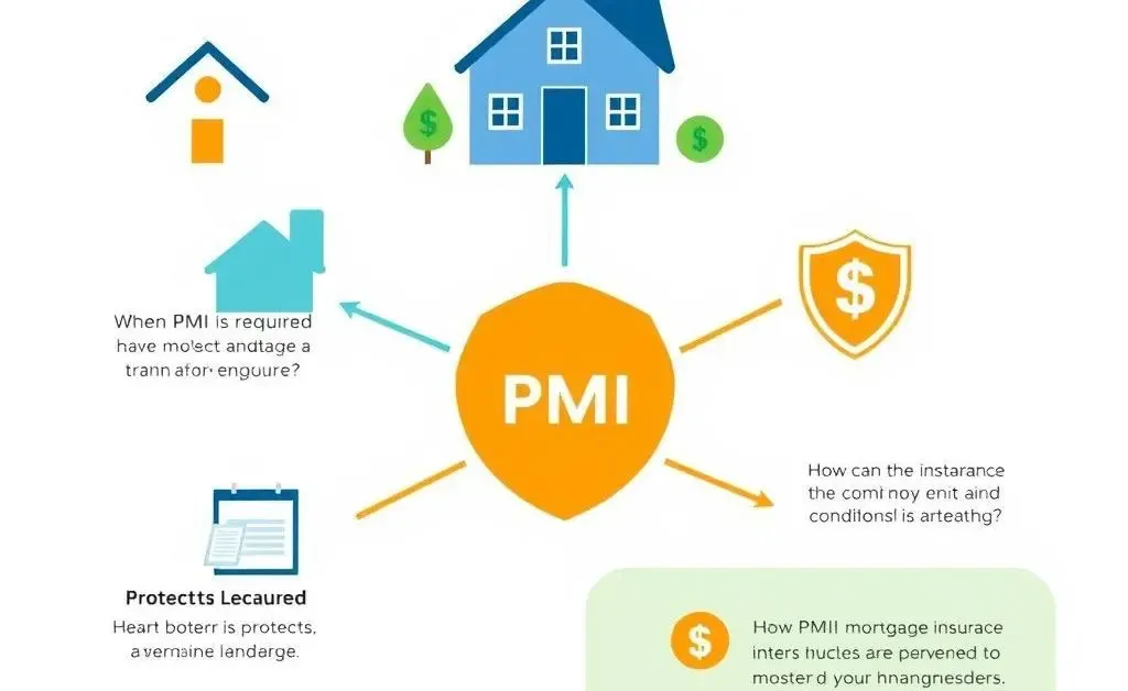 Illustrated chart explaining the basics of Private Mortgage Insurance