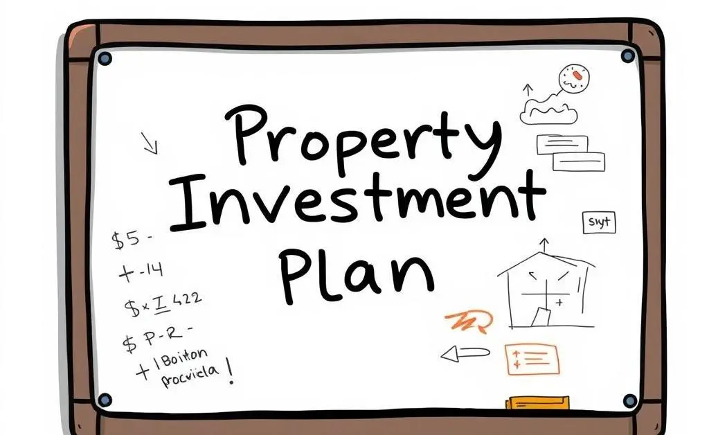 Property Investment Plan Whiteboard
