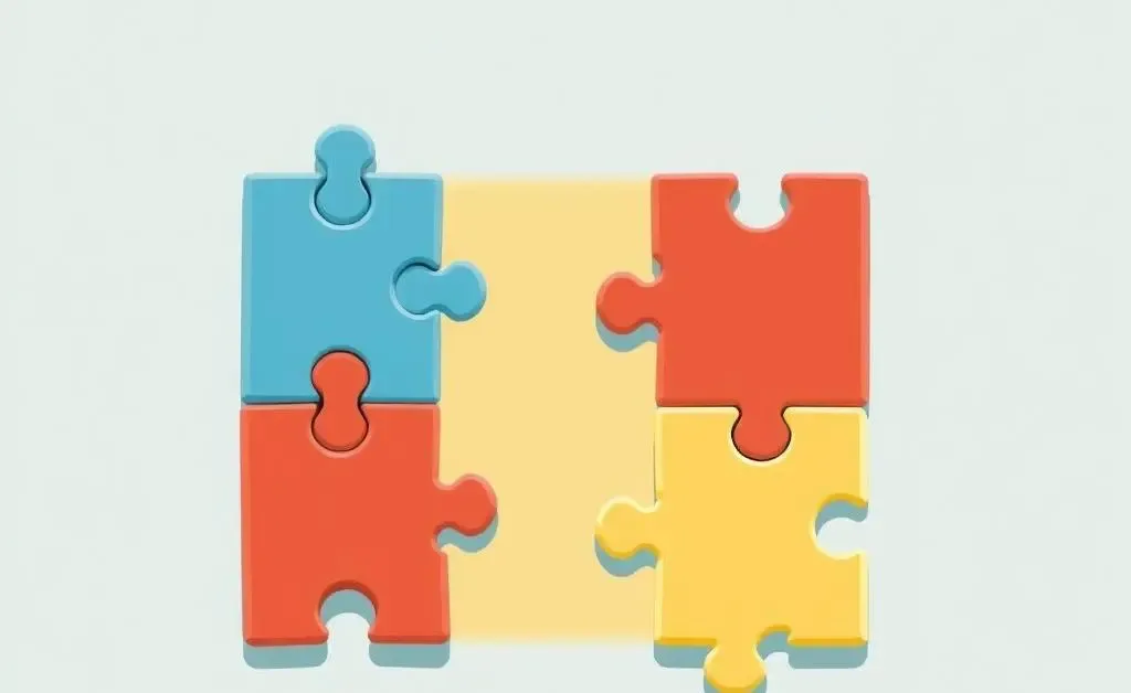 Illustration of puzzle pieces coming together to symbolize mortgage porting complexities
