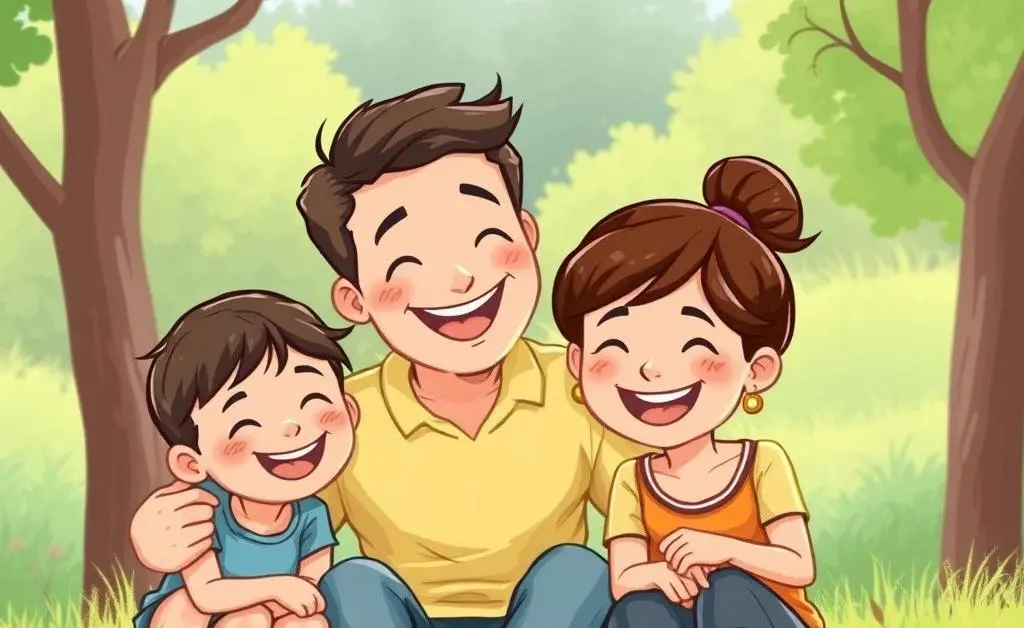 Family enjoying time together outdoors