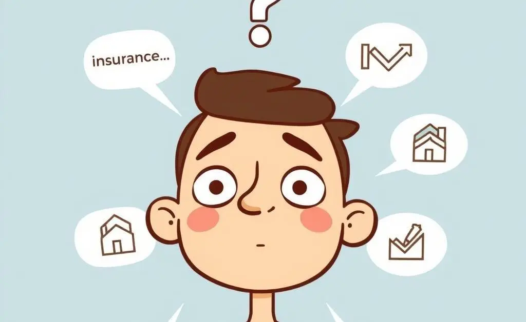 A person contemplating different insurance options