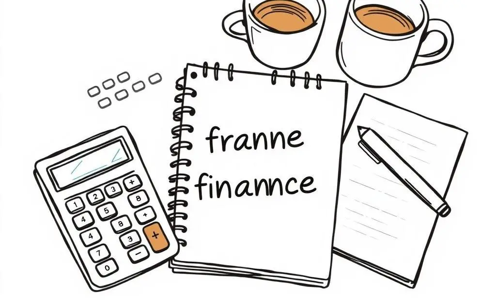 Tools like a calculator, notepad on a desk for financial planning.