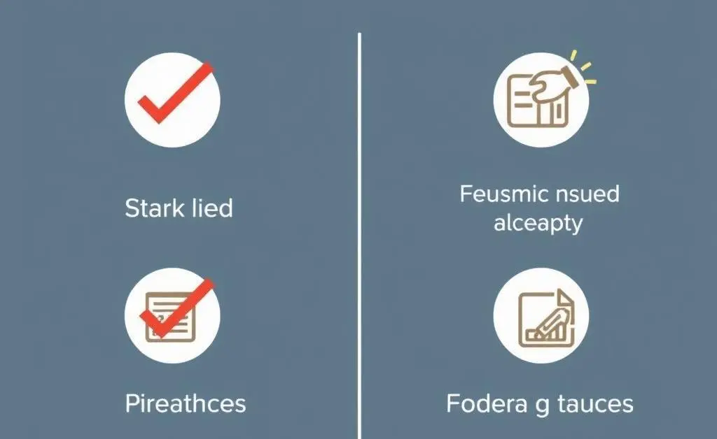 A checklist with red flags highlighted next to icons representing different rental scenario traps