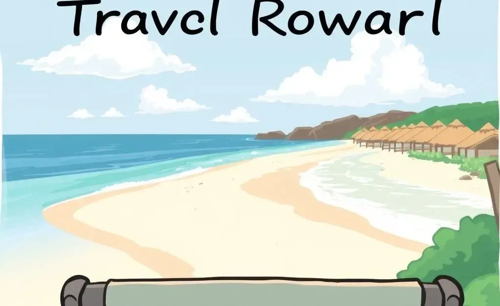 A serene beach view signifying a travel reward vacation.
