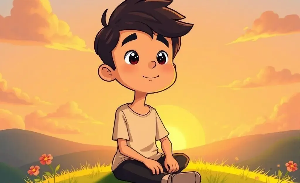 A person relaxing while contemplating choices.