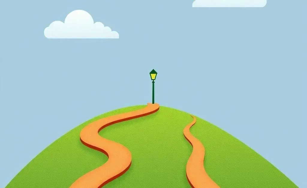 Paths symbolizing different levels of risk tolerance in investing