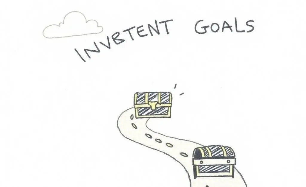 Illustration showing a path to financial goals with branches.