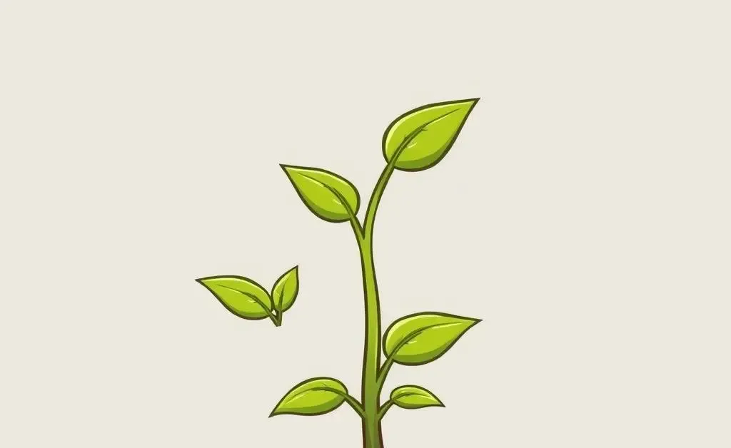 Plant representing savings growth