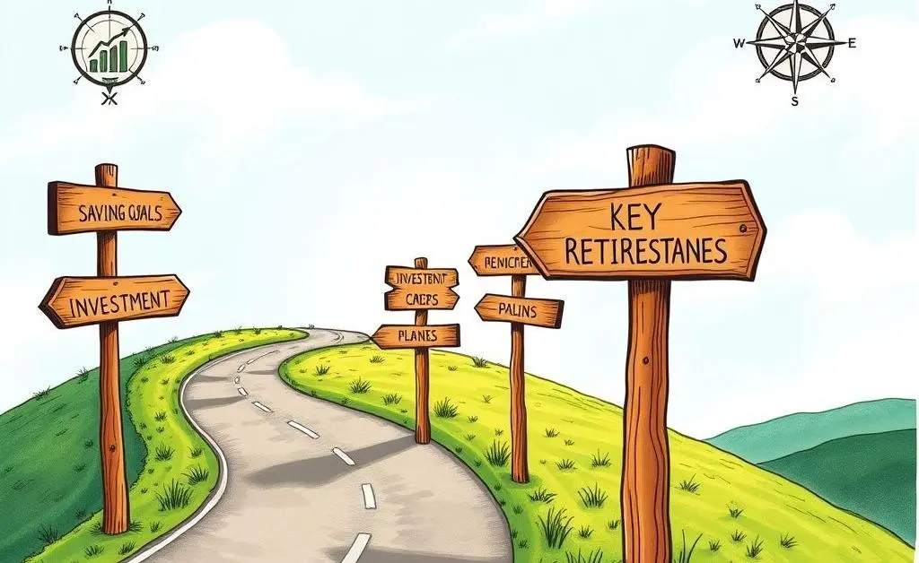 Roadmap with financial milestones.