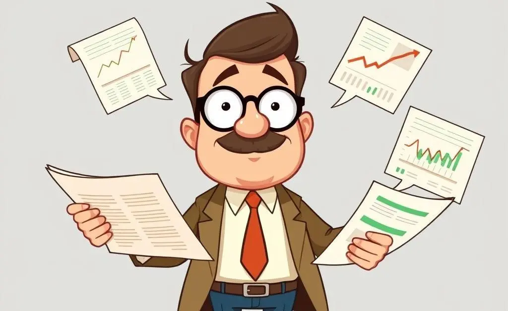 Seasoned investor balancing reports
