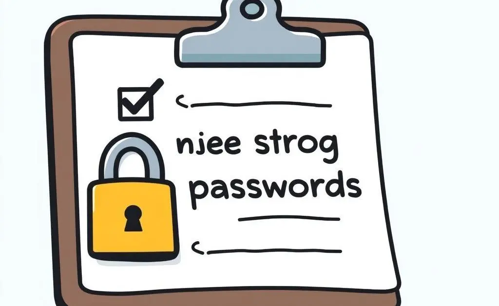 Checklist of secure login tips