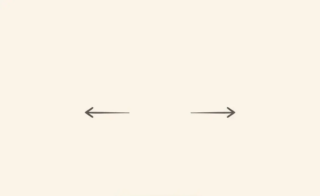 Illustration of a simple breathing exercise with arrows and gentle colors.