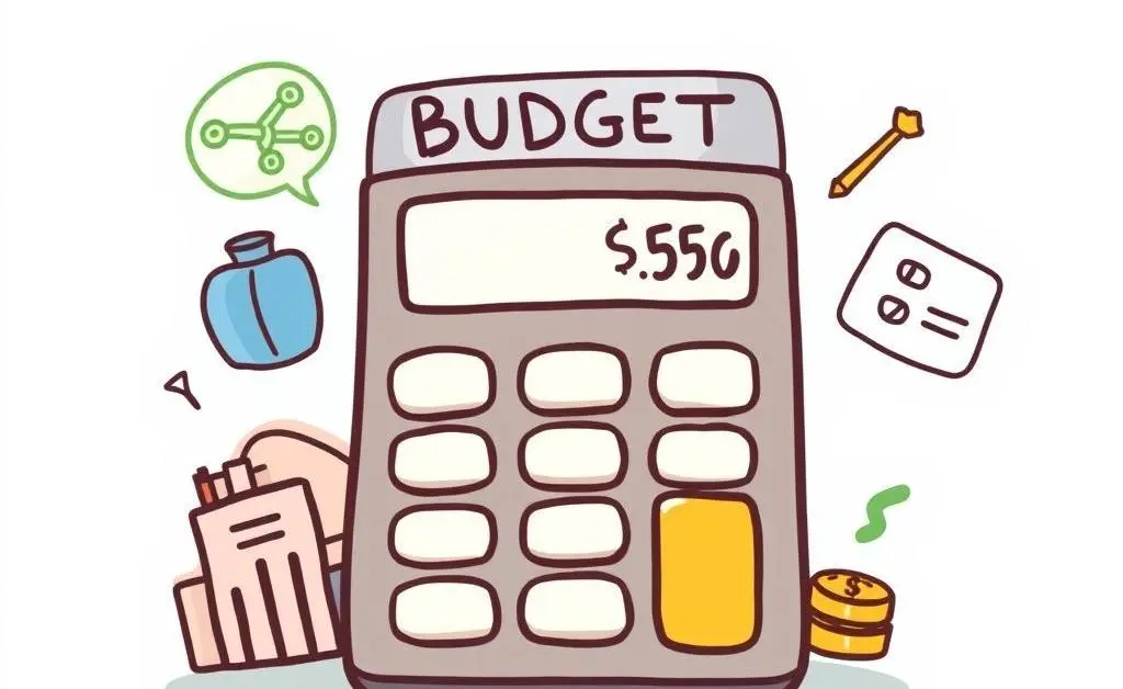 A budget calculator with savings, expenses, and investments.