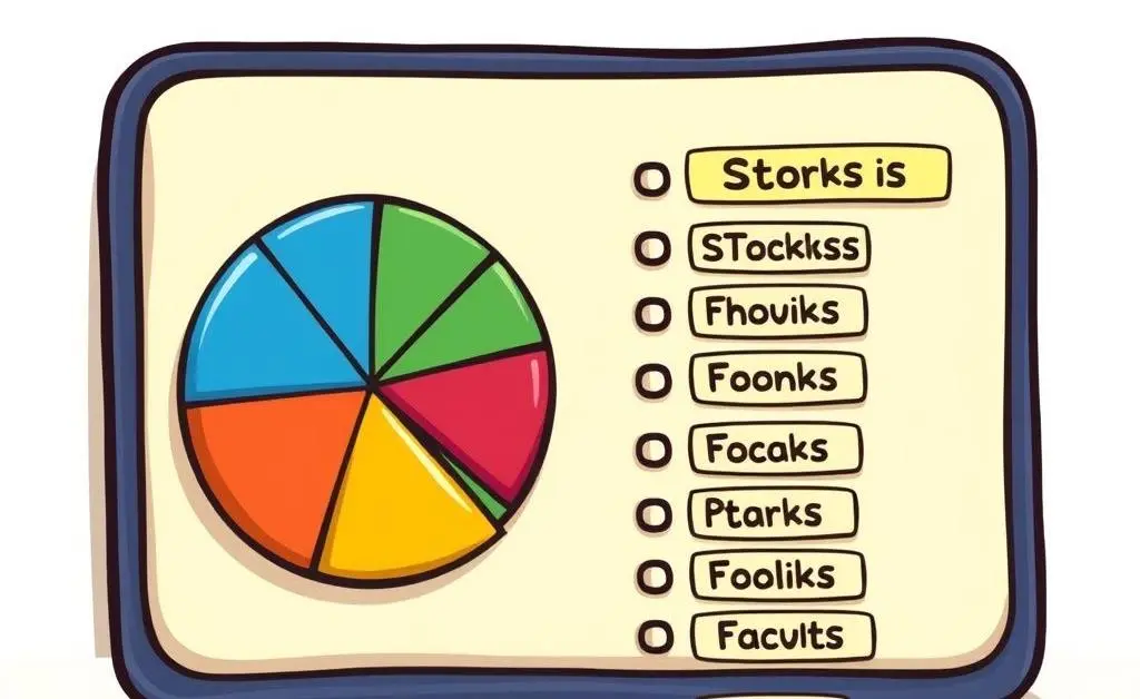 Simplified investment portfolio overview.