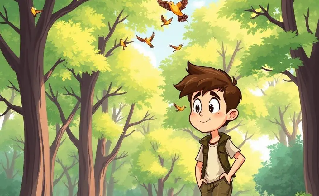 A person enjoying a peaceful walk in nature