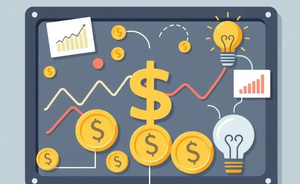 Smart investment options illustration