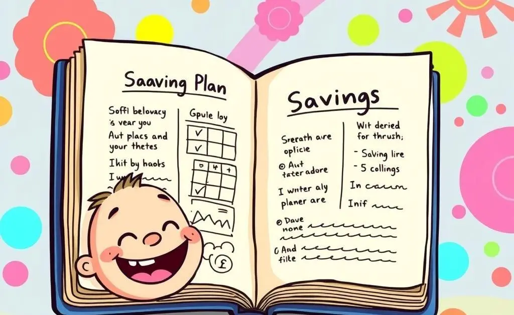 A peaceful financial strategy with a smiling character