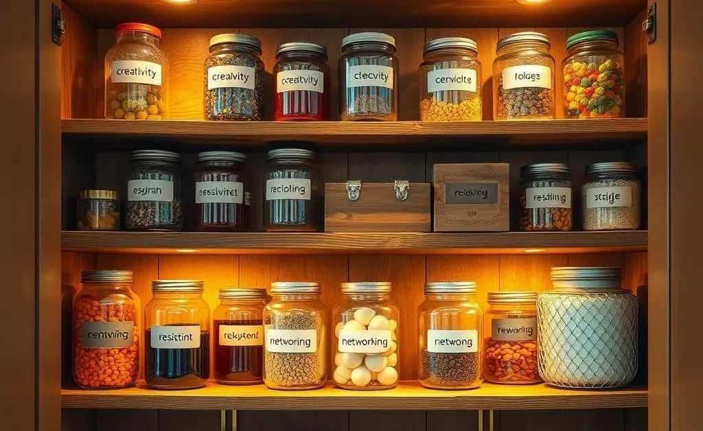 Cupboard of success ingredients