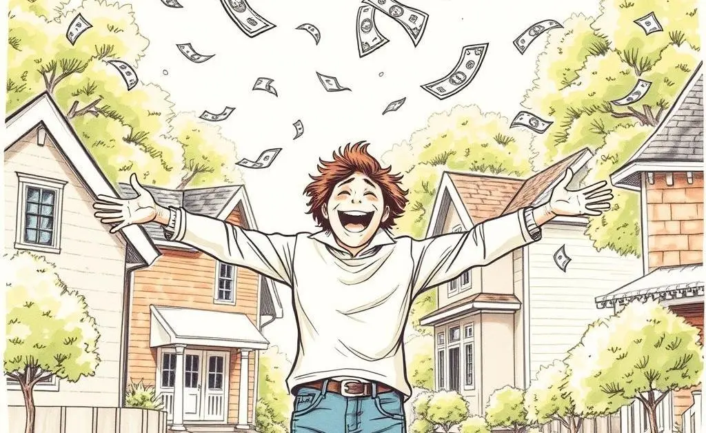 Celebration of a successful home sale
