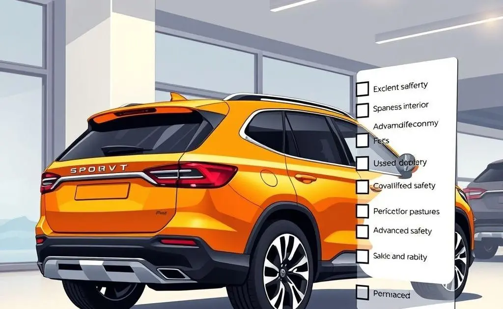 Checklist of important features to look for in a family SUV