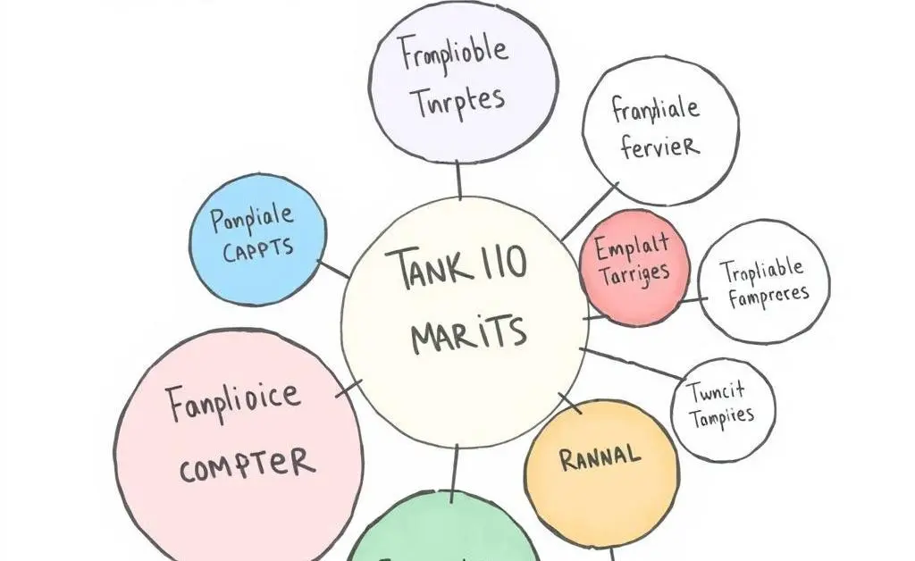 A bubble chart illustrating the impact of various tariffs