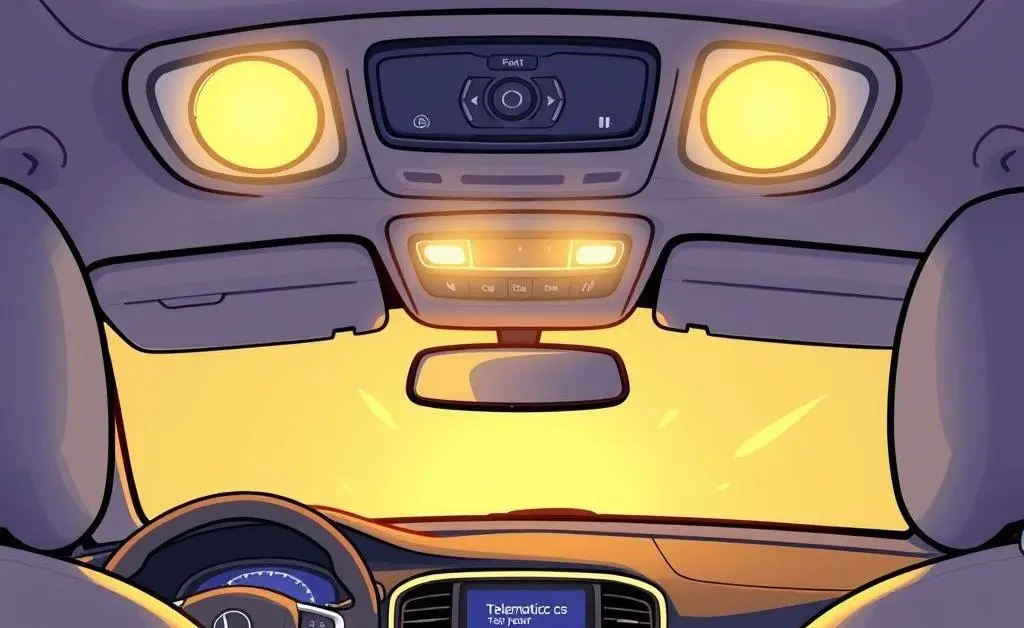 Telematics device in a car