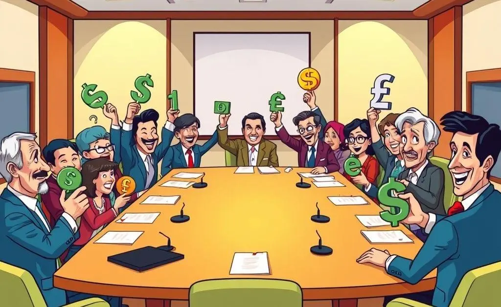 International trade negotiation table