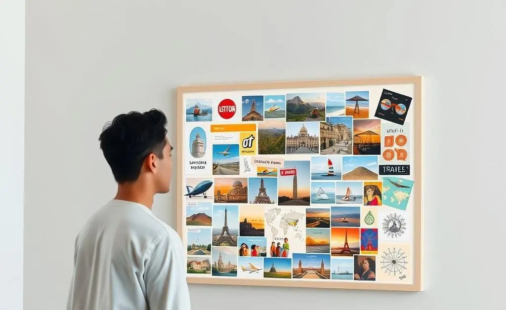 Person dreaming about travel rewards