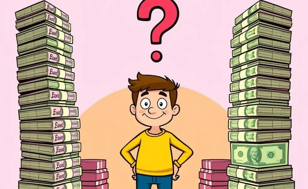 A UK investor pondering currency exchange rates and investment choices.