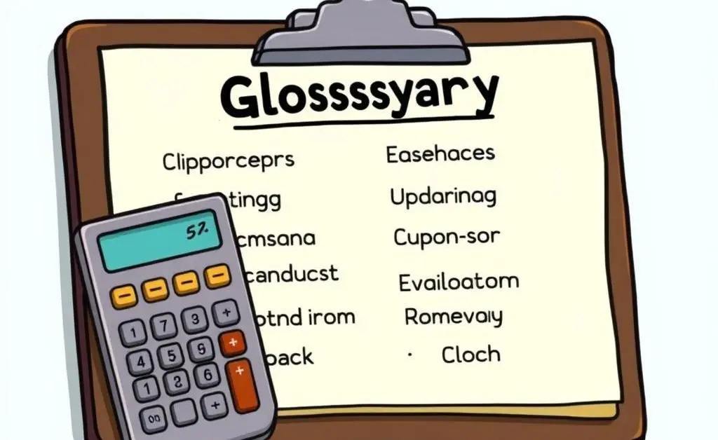 Glossary of financial terms for phone call preparation