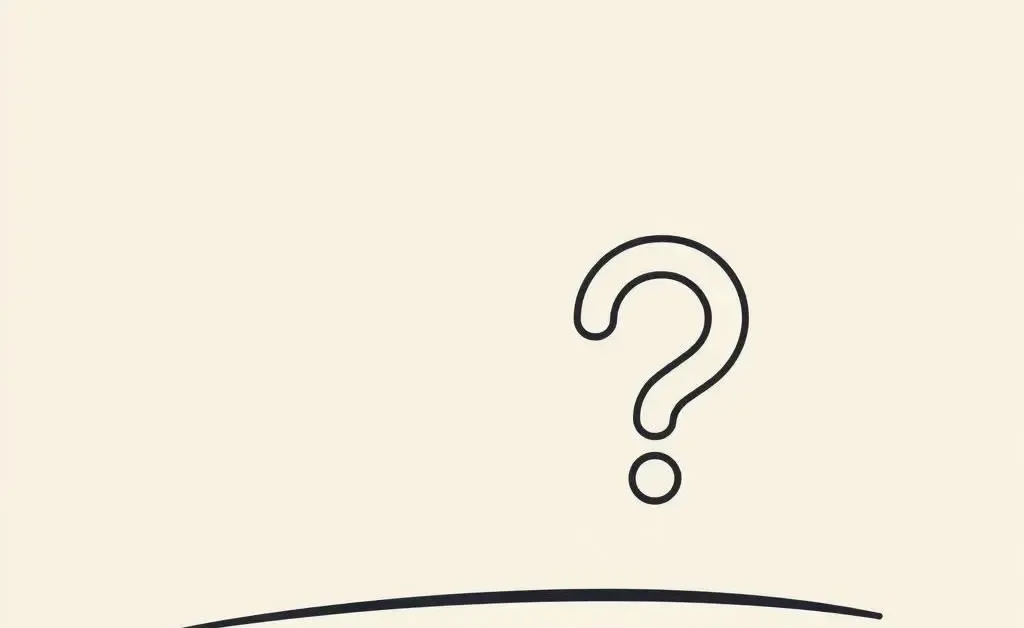 Illustration of a question mark with a car dashboard warning light symbol.