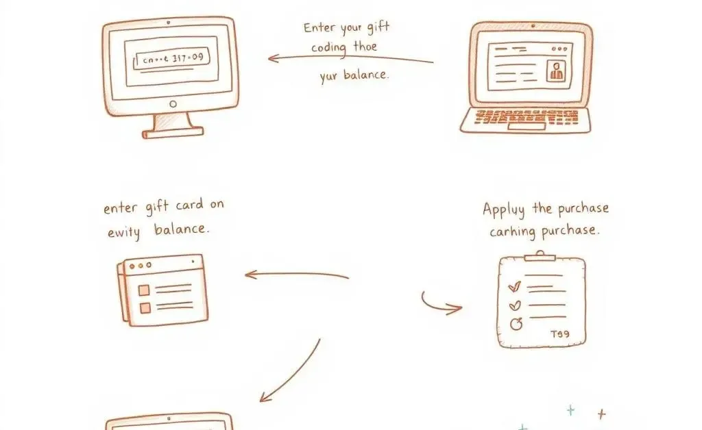 Step-by-step guide on using a digital gift card