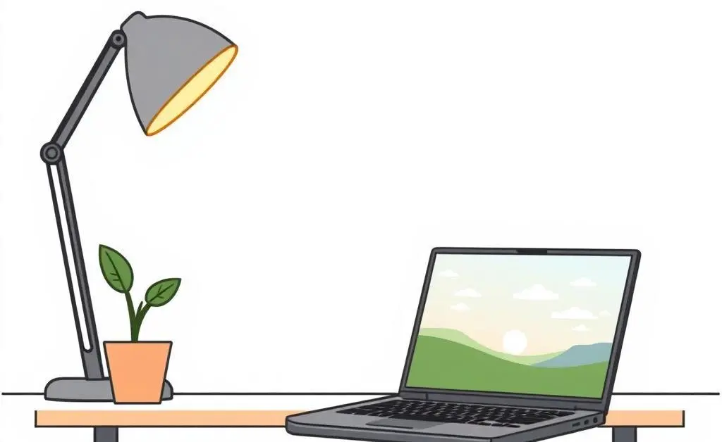 A tidy, minimalist workspace for productivity