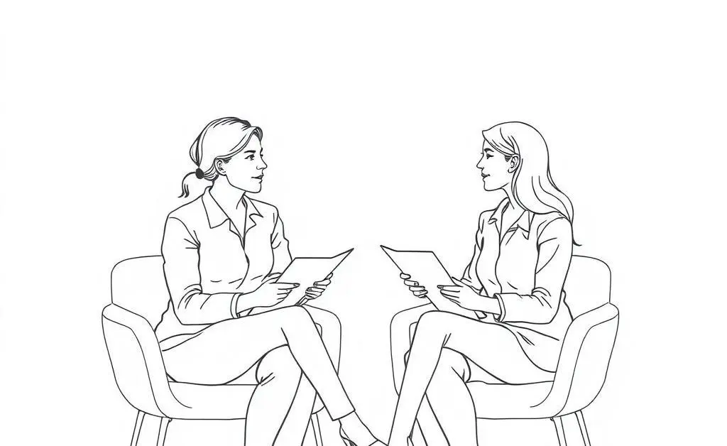 Two people having a friendly finance discussion at home