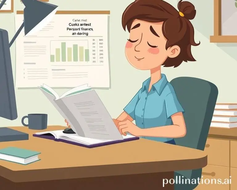 Person working through a financial planner