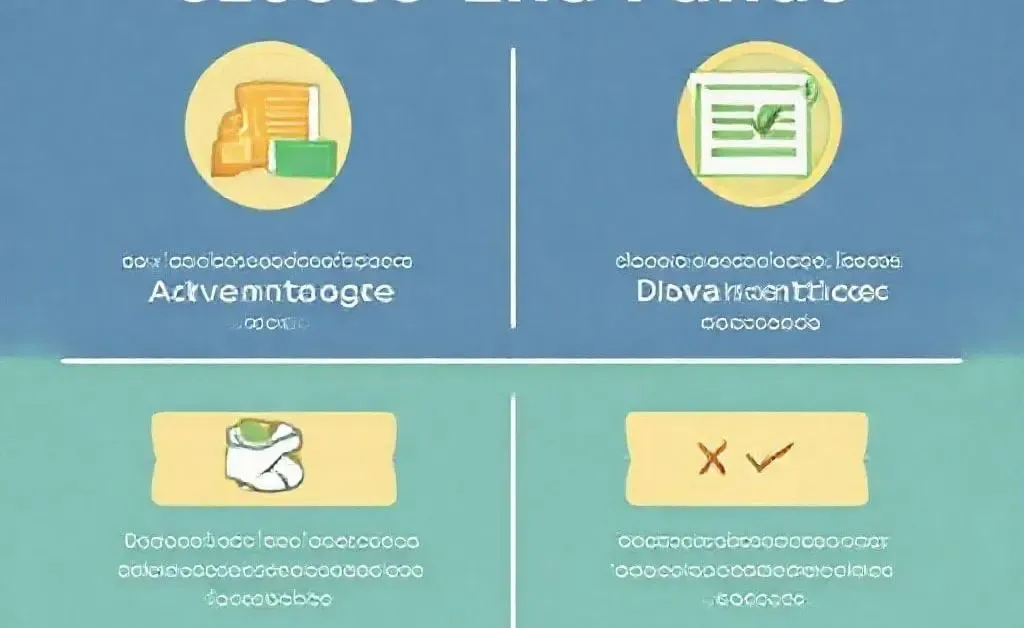 An infographic illustrating the pros and cons of closed-end funds.