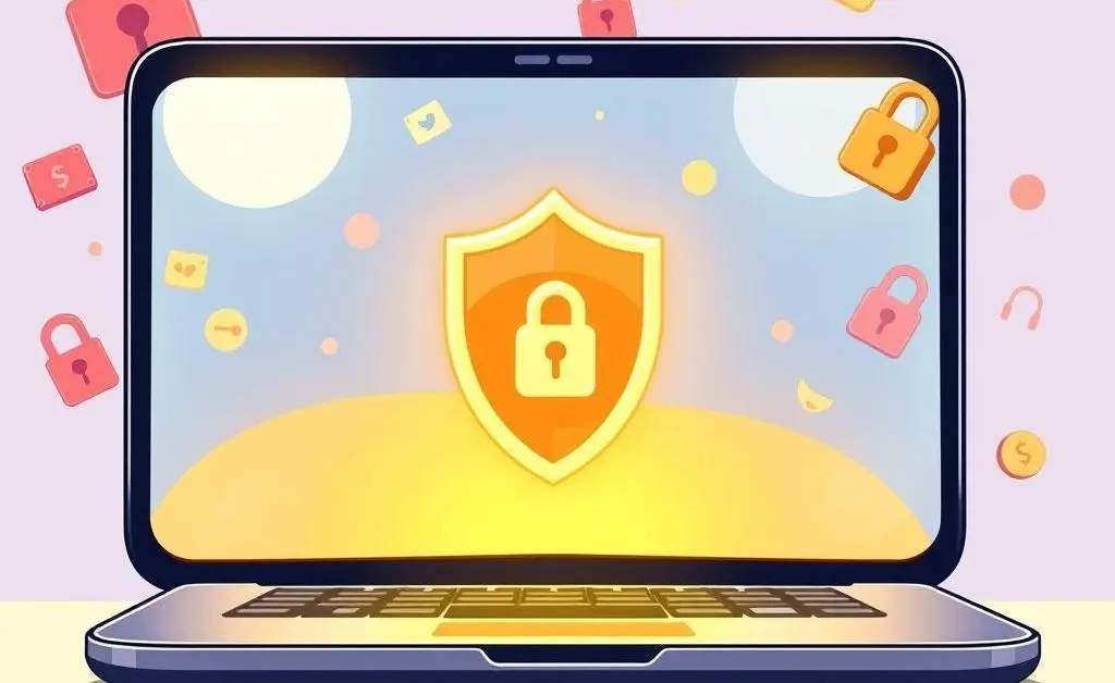 A laptop screen showing a bank account with low funds