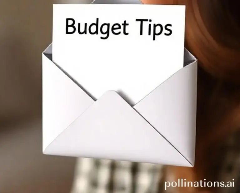 A newsletter arriving in a woman