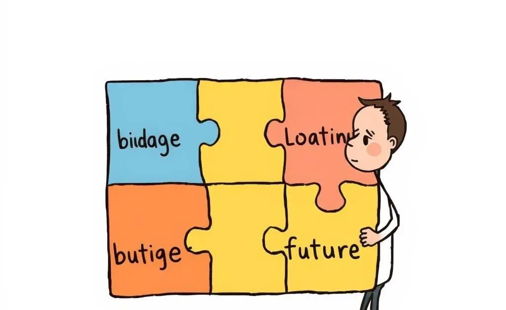 People working on a puzzle labeled 'Future Economy'