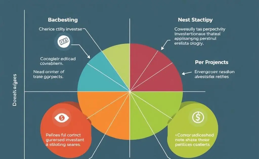 An illustration of various investment options as a colorful chart.