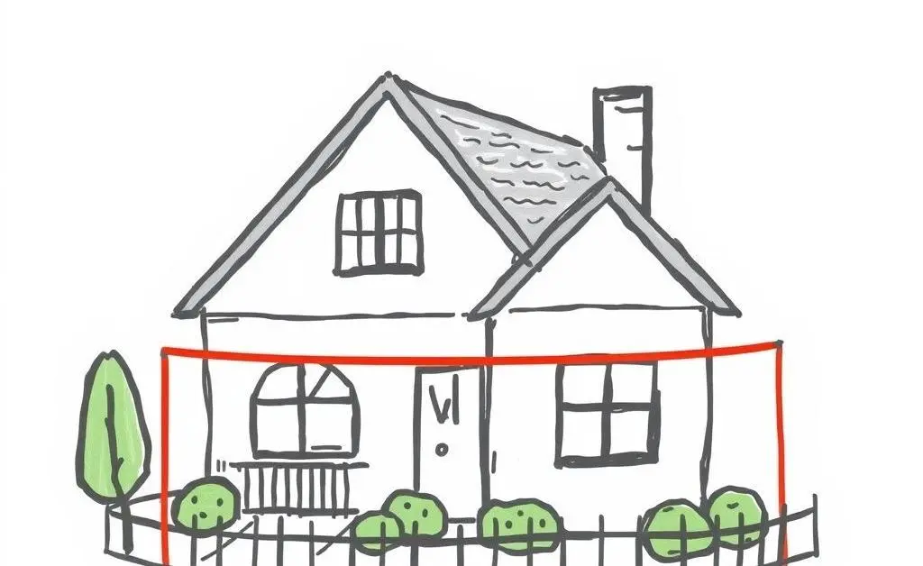 A home with an insurance protection sign