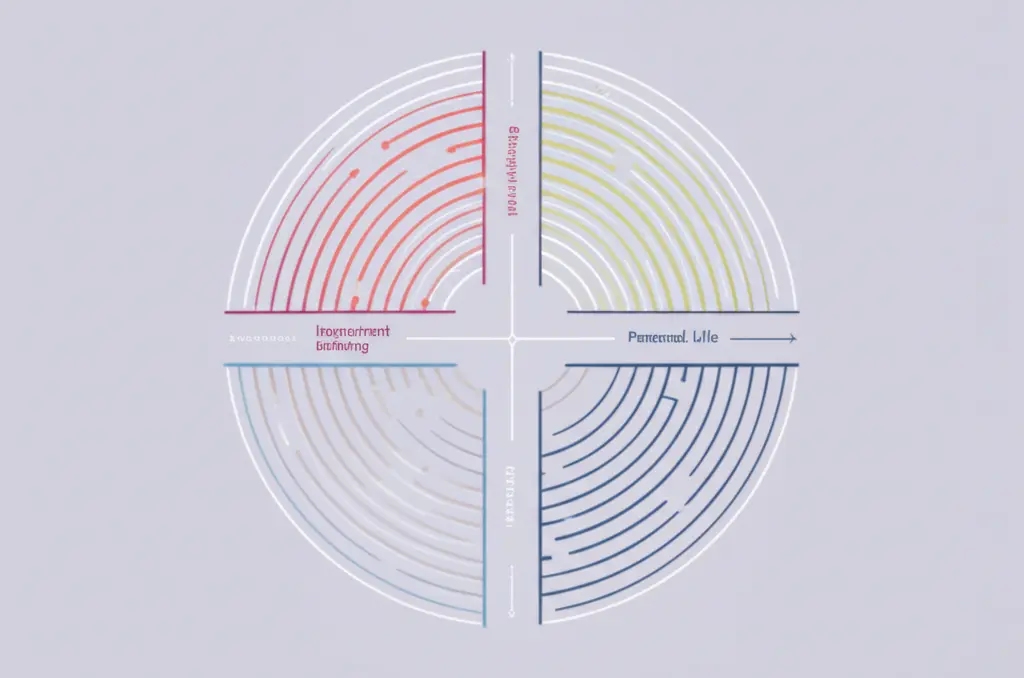 A maze symbolizing the complexity of the investment banking career path.