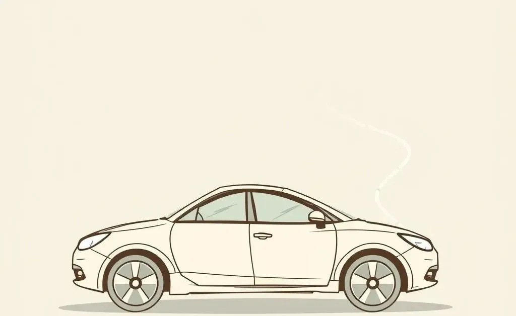 Illustration of a car surrounded by a road map for insurance guidance
