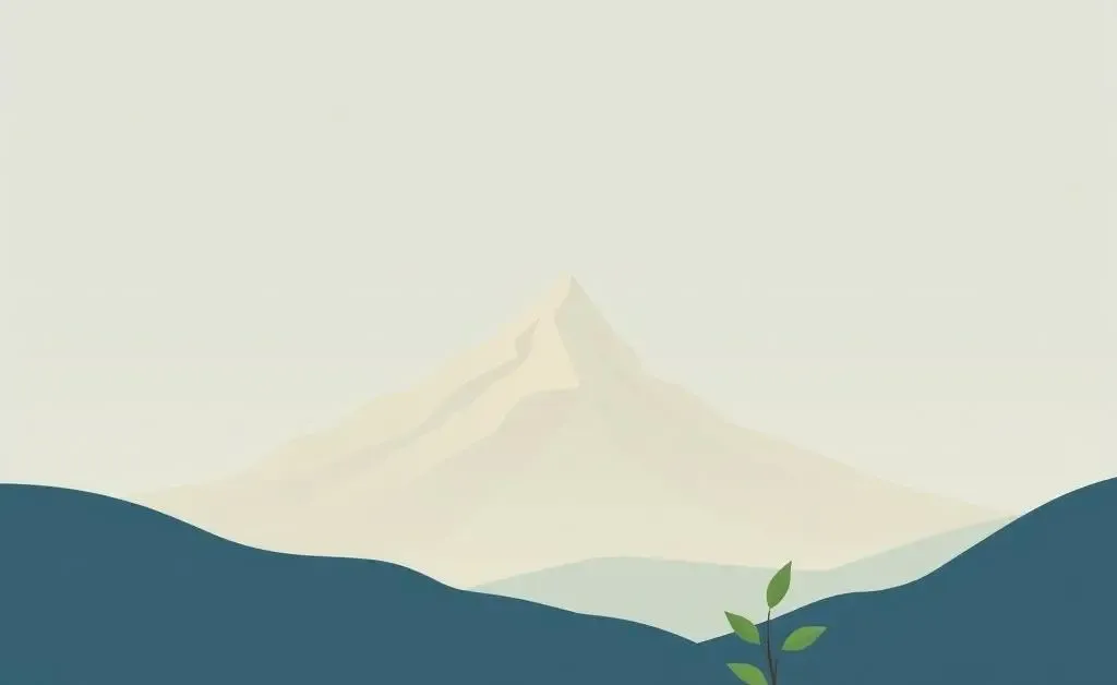 A peaceful landscape symbolizing calm and growth in investing.