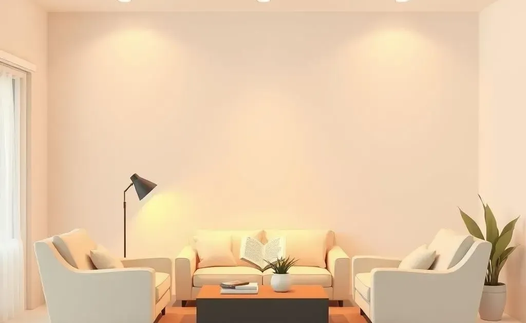 A calm living room setting ideal for financial planning
