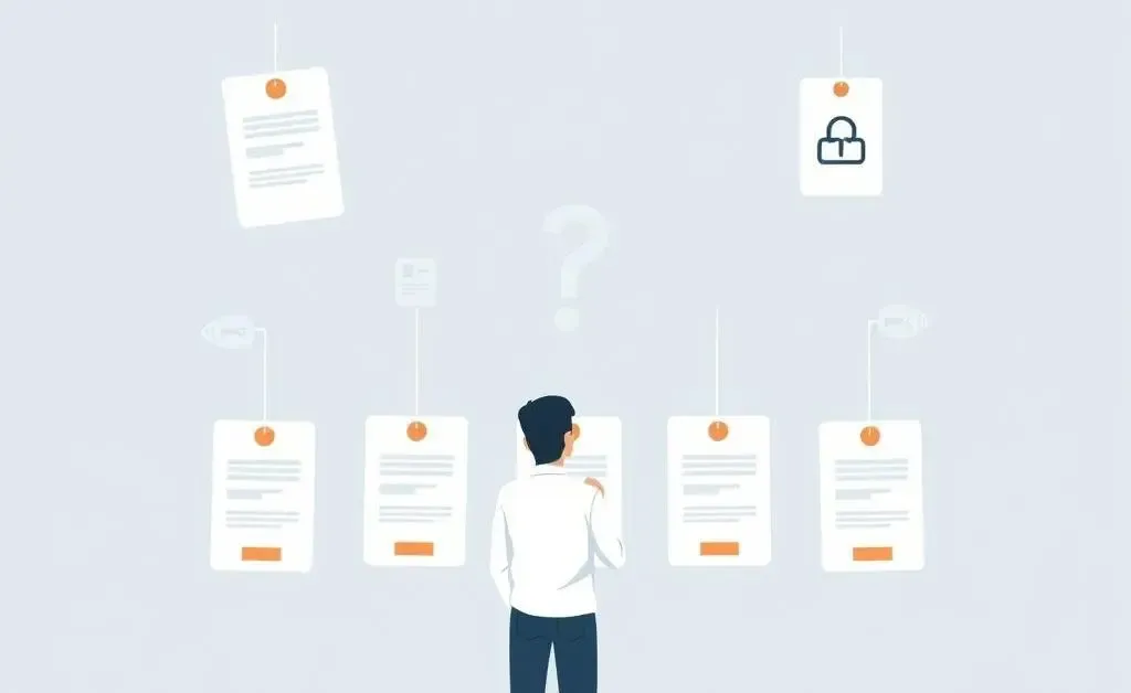A person at a desk looking at car insurance options with different rates