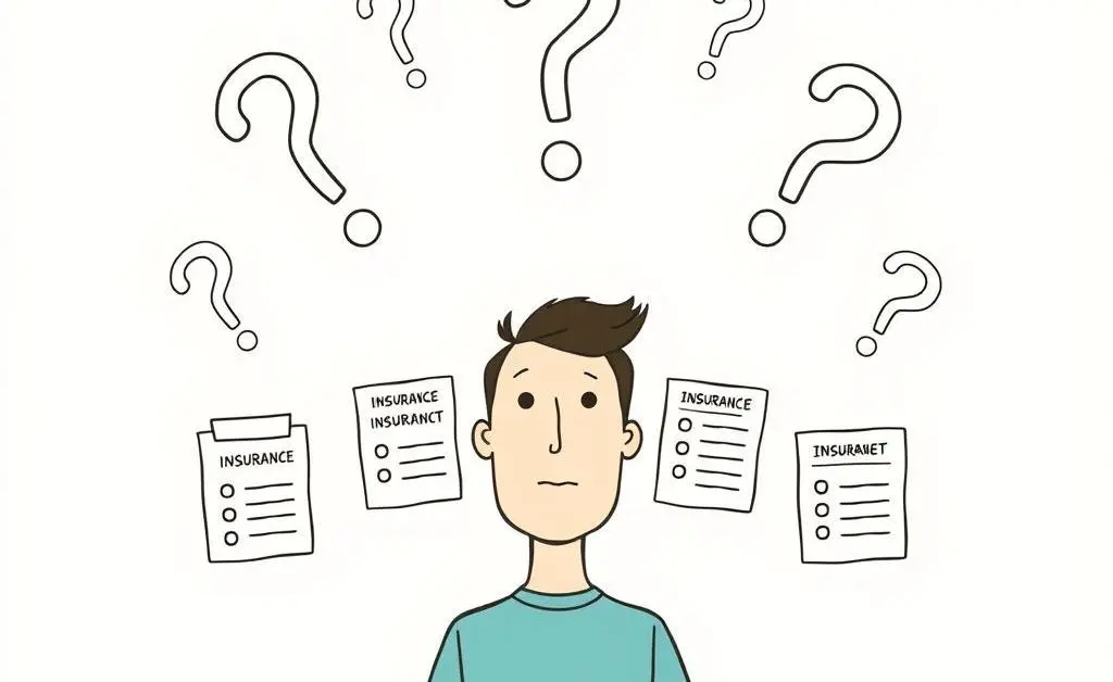 Person pondering different health insurance plan options