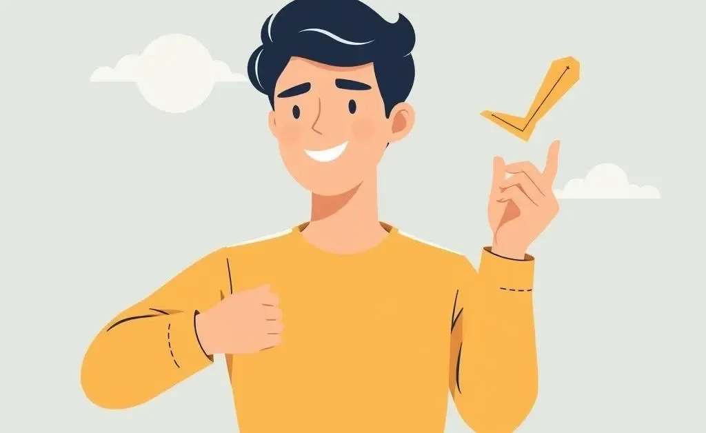 A person confidently making investment decisions