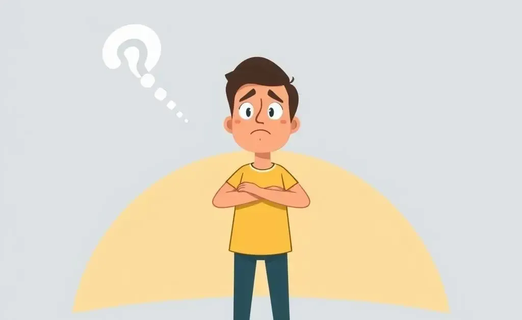 A person at a crossroads representing a difficult decision